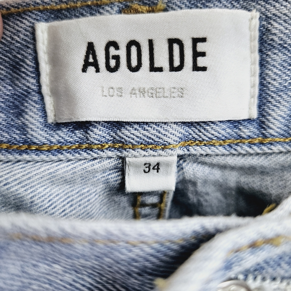 Agolde Riley High Rise Straight Crop size 34 - Picture 10 of 11
